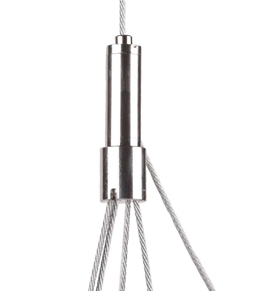 Firstlight bloque-câble nickel jonction en 4 fil d'acier 1,0-1,8mm