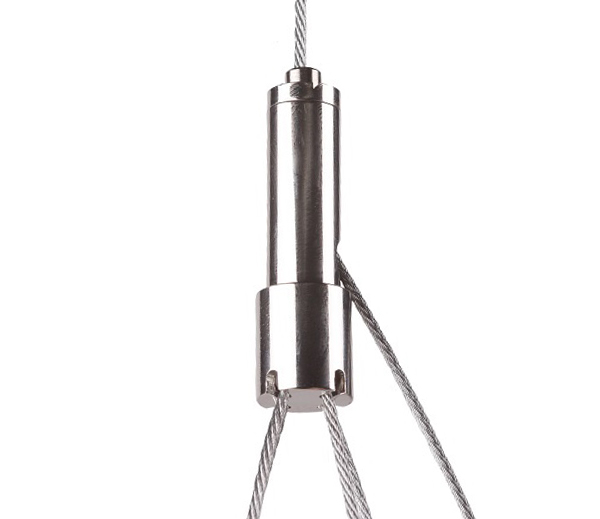 Firstlight bloque-câble nickel jonction en 3 fil d'acier 1,0-1,8mm