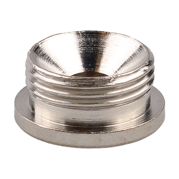 FL plafondplaat M14x1 uitwendig flens 16mm inw nikkel mat