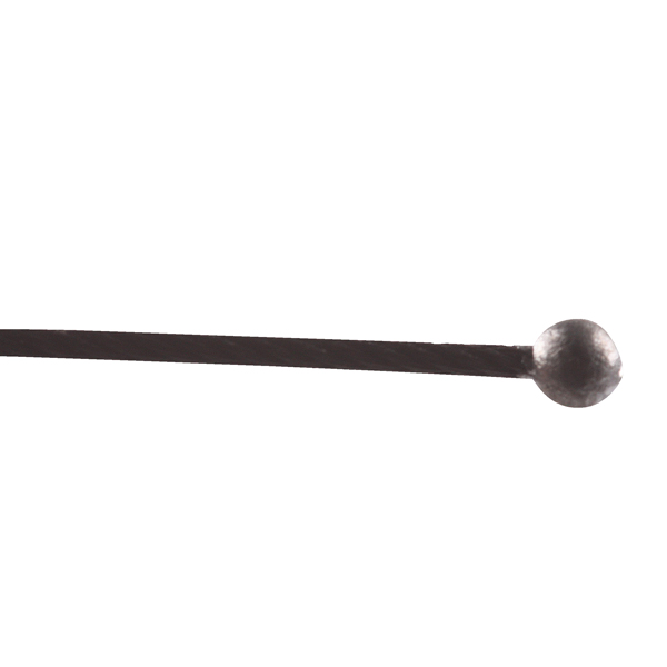 FL staaldraad 1,5mm 7x7 zwart bol 4mm 1,25m