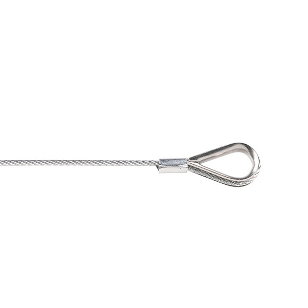 Firstlight staaldraad 2,0mm 7x7 soepel verzinkt met kous lengte 3,0m
