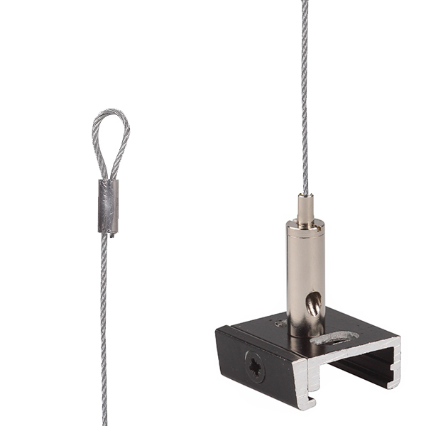 FL set TC 200NG zwart/nikkel voor Nordic Global 3f 1,5mm lus 10,0m