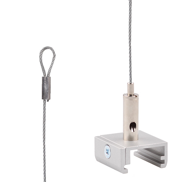 FL set TC 100NG grijs/nikkel voor Nordic Global 3f 1,2mm lus 2,0m