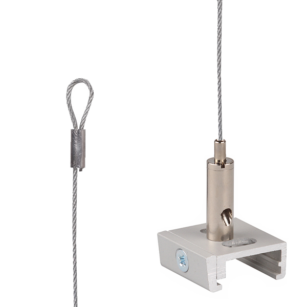 FL set TC 200NG grijs/nikkel voor Nordic Global 3f 1,2mm lus 2,0m