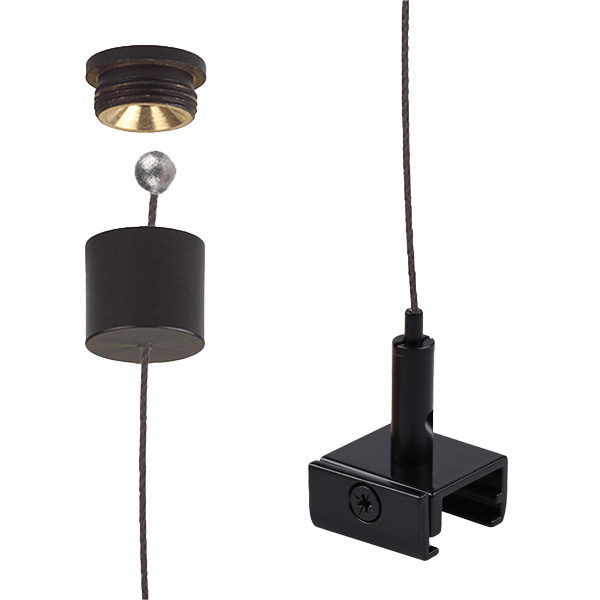 FL set TC 100UP zw/zw plaf.bus zw voor Unipro 3f 1,5mm zw 1,5m