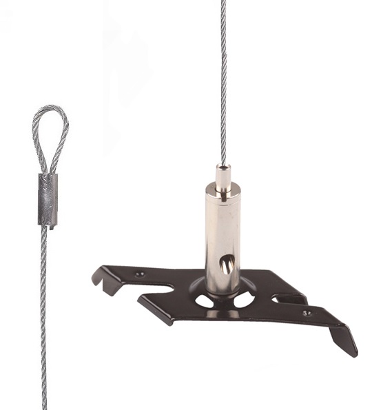 FL set TC 400NG zwart/nikkel voor Nordic Global 3f 1,2mm lus 3,0m