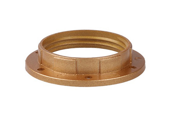 Arditi 042076 schroefring voor lamphouder E27 TPL thermoplast gelakt (bakeliet uitstraling) diameter 58mm hoogte 12mm goud