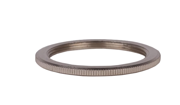 S. Lilley & Son ES1N schroefring voor de messing kwaliteits lamphouders E27 48mm nikkel