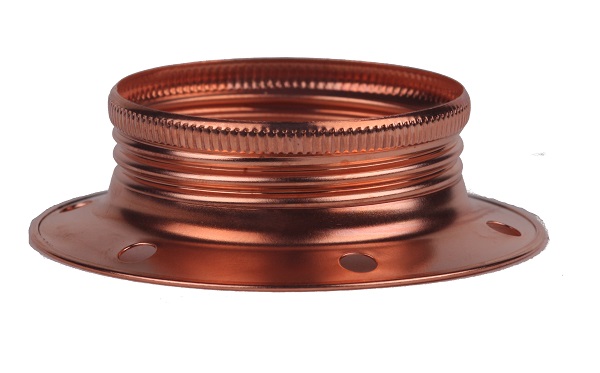 Arditi 035920 schroefring voor metalen lamphouder E27 diameter 60mm hoogte 15,5mm koperkleurig