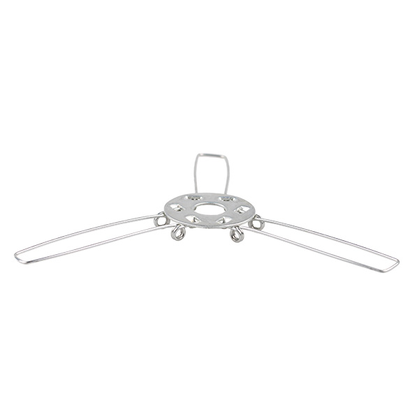 Veer met gat 10,5mm 3 voudig 130mm verzinkt