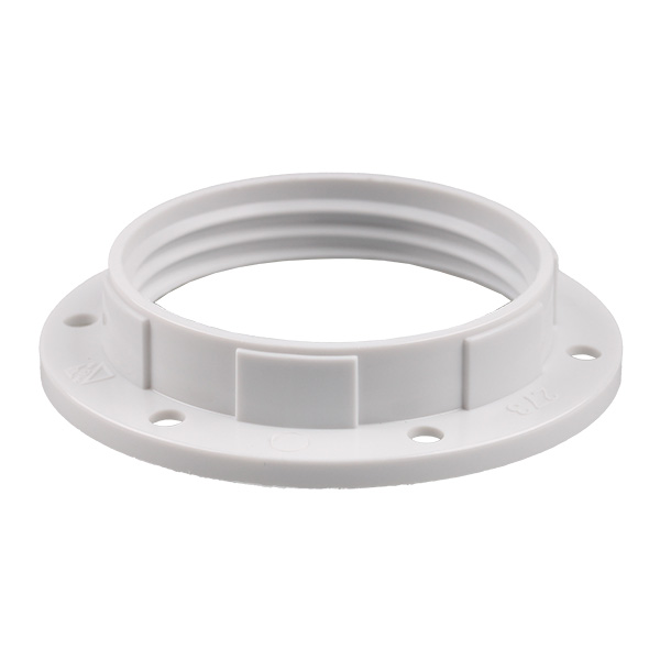 Arditi 042321 schroefring voor lamphouder E27 TPL thermoplast gelakt (bakeliet uitstraling) diameter 58mm hoogte 12mm wit