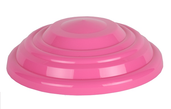 Zipdesign plafondkap kunststof groot roze voor 1 tot 7 snoeren