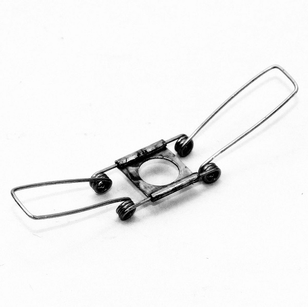 Veer met gat 10,5mm 2 voudig 140mm verzinkt