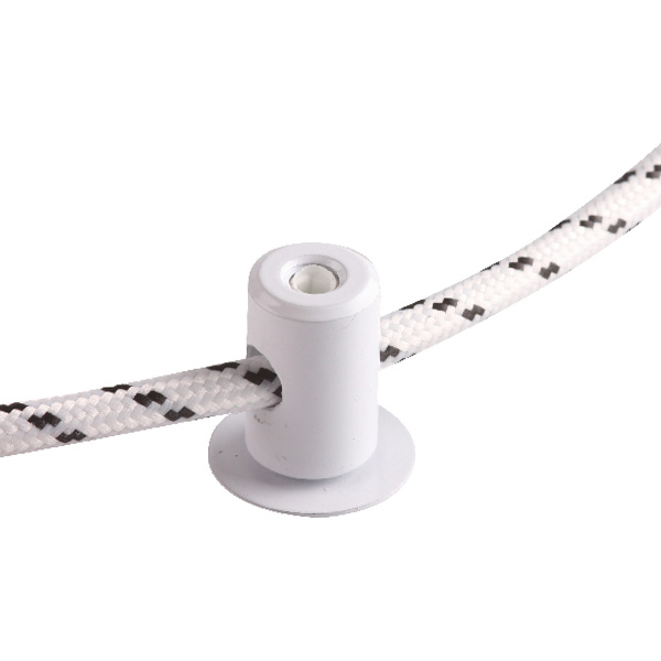 Aluminium steun voor stofkabel wit