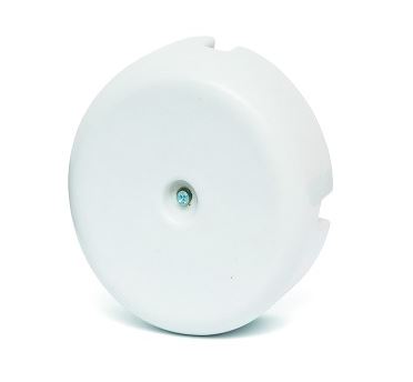 Lasdoos 110mm met 3 ingangen porselein wit