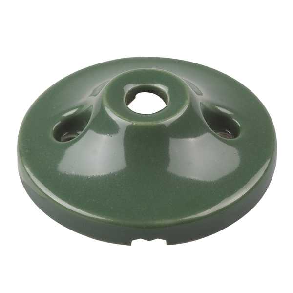 Firstlight plafondkap porselein 73mm gat 10,5mm groen