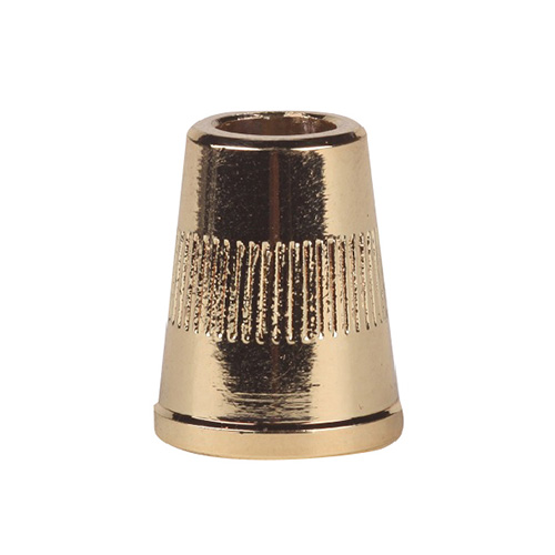 Firstlight messing schroefkap M10x1 goud
