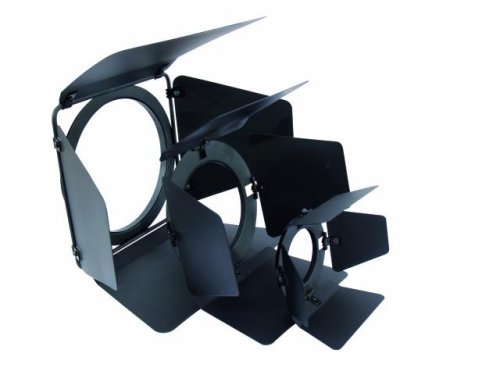 Eurolite PAR30 barndoor zwart