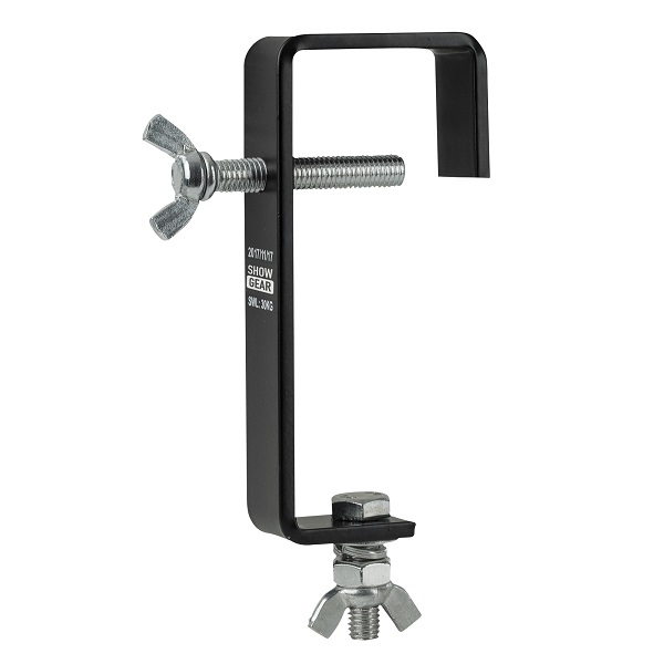 Showgear Pipe Clamp Black Heavy Duty 75008B