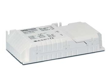 Vossloh Schwabe LED Driver 700mA 34W Dali met trekontlasting
uitgansspanning 9-48V, dimbaar met DALI of drukknop van 1-100%, zonder aansturing 100% lichtsterkte