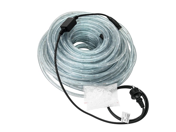 Eurolite lichtslang 13mm standaard gloeilamp 230V 15,5W per meter rol 44m met stekker helder