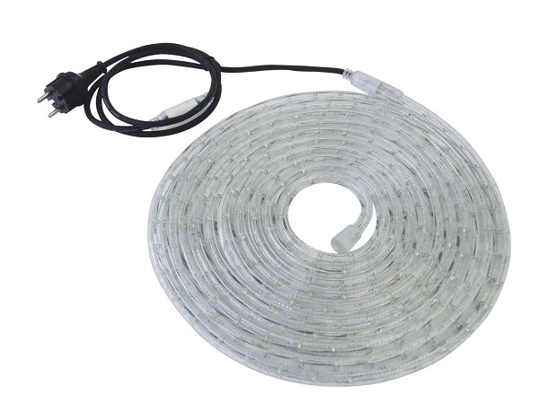 Eurolite LED lichtslang 13mm 230V warmwit rol 9m 3,3W per meter met stekker IP44