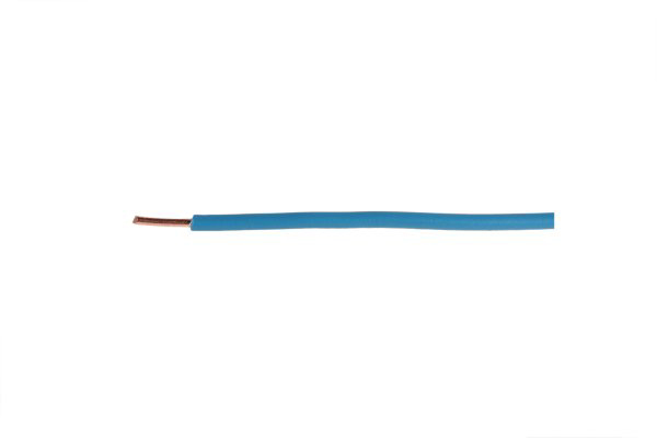 VD 0,75mm2 H05V2-U 90° massief blauw /m