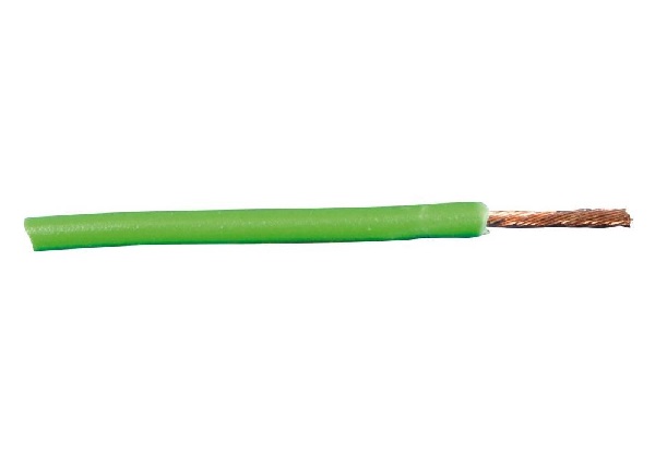 VD-S soepel montagesnoer H07V-K 4,0mm2 groen /100m