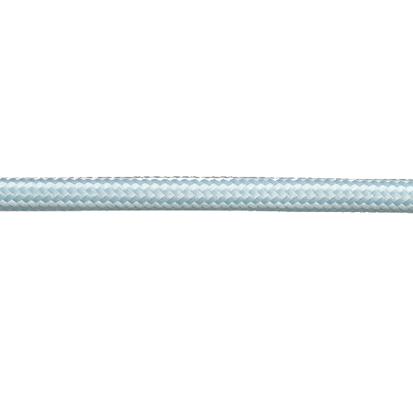 FL stofkabel 2x0,75mm2 mat per meter lichtblauw