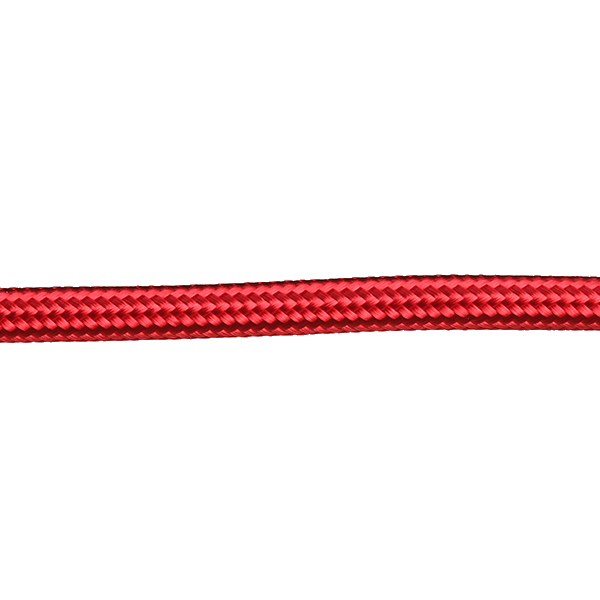 FL stofkabel 3x1,5mm2 glanzend per meter rood