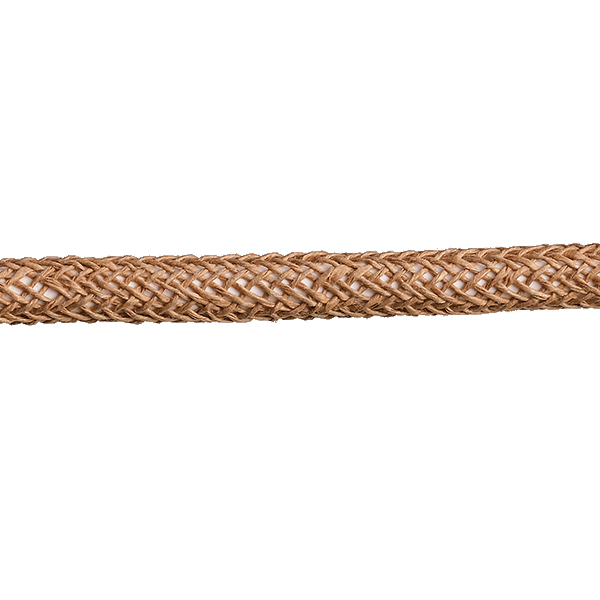 FL stofkabel 2x0,75mm2 per meter kraft papier bruin