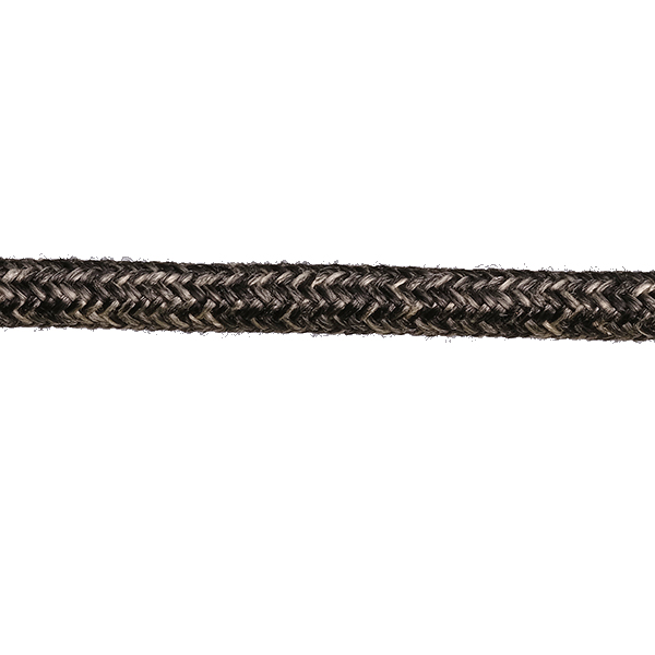 FL stofkabel 3x0,75mm2 per rol 50m linnen (canvas) donkergrijs