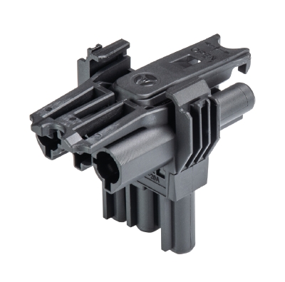 Wieland GST18-3 T-splitter 1 in 2 uit met vergrendeling