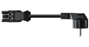 Wieland GST18-3 netsnoer 5,0m 3x1,5mm2 Eca zwart