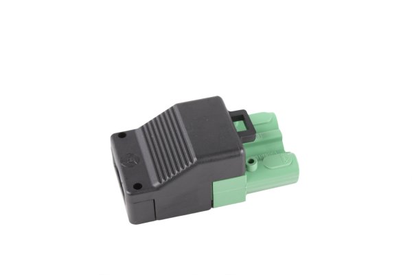 Wieland ST18 stekker groen + vergrendeling female voor LTS armaturen