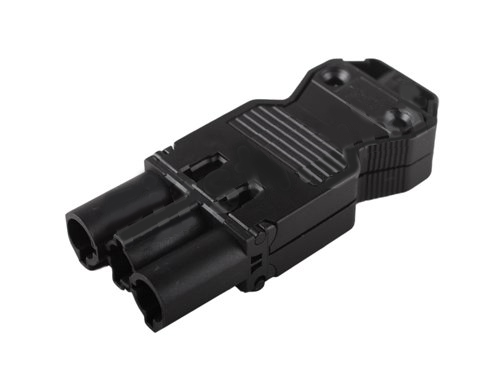 Wieland GST18-3 stekker schroef zwart male plat