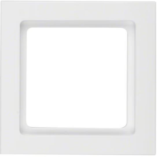 Berker Q.3 afdekraam 1 voudig polarwit RAL9010 zijdeglans