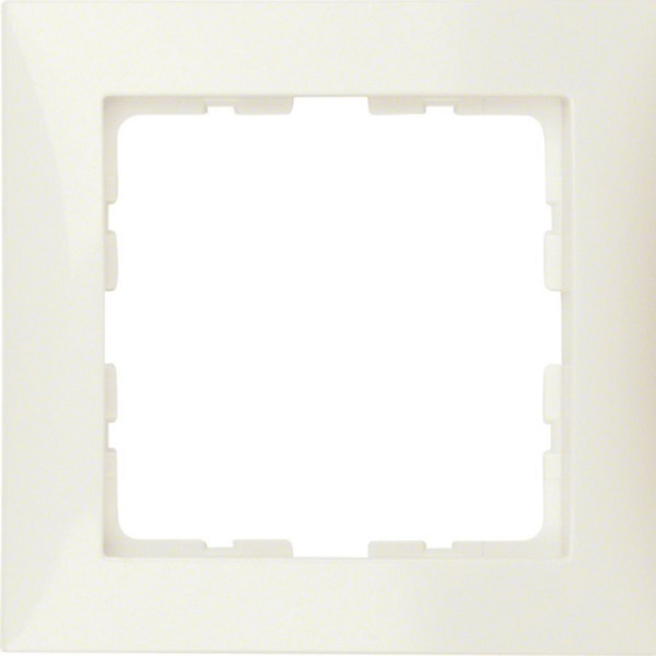 Berker S.1 afdekraam 1 voudig cremewit RAL1013 glanzend
 
