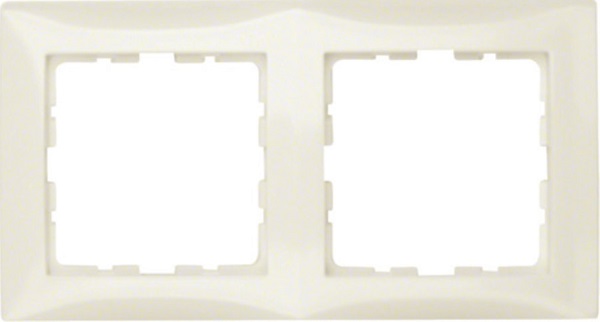 Berker S.1 afdekraam 2 voudig cremewit RAL1013 glanzend
 
