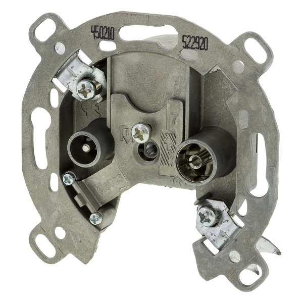 Berker CAI antennedoos 2 gats einddoos basiselement