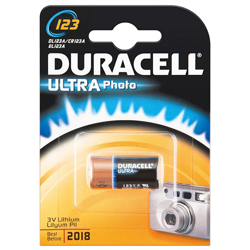Duracell DL CR123A foto batterij 3V lithium
