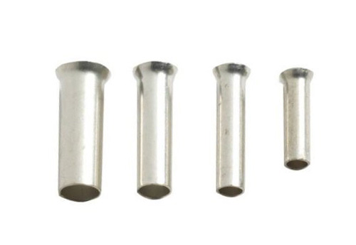 Adereindhuls 0,75mm2 ongeisoleerd verzilverd lengte 6mm zakje 100